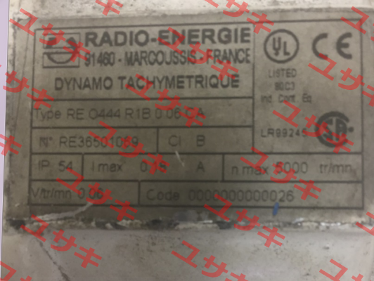 RE O444 R1B 0 06 CA   Radio Energie