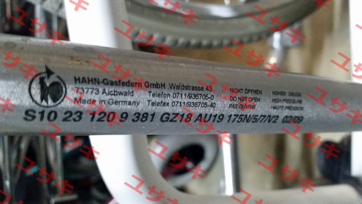 S10-23V2-00121 Hahn Gasfedern