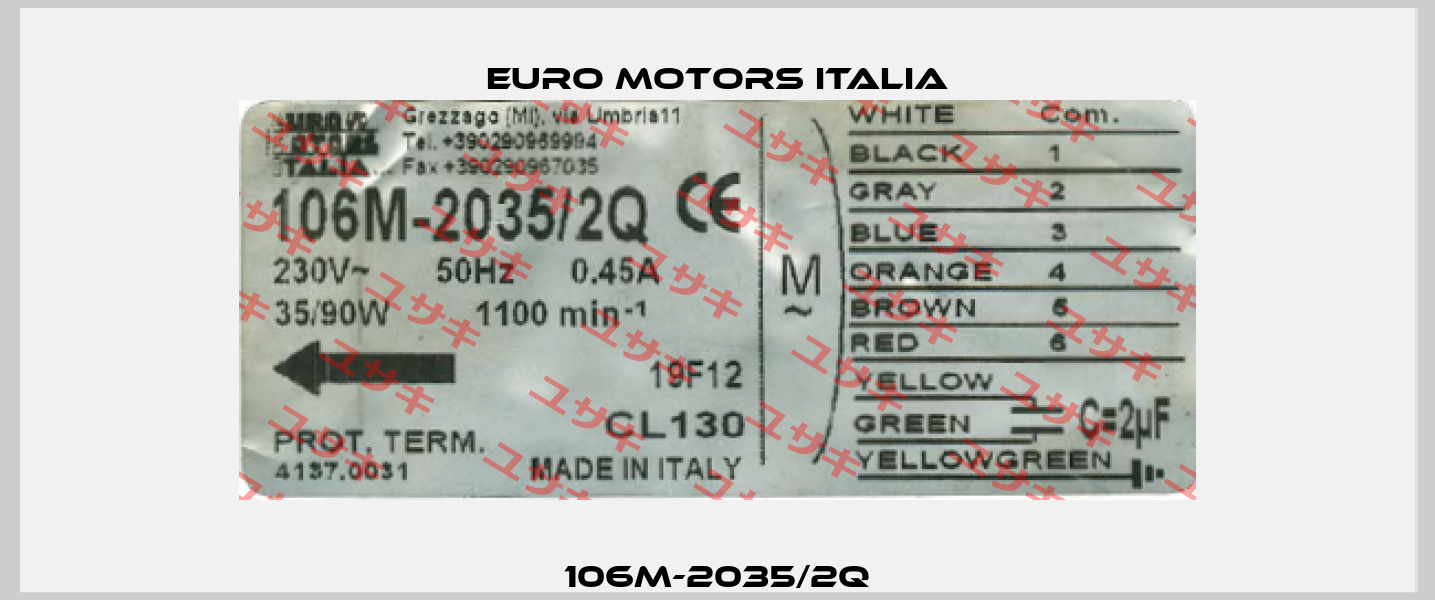 106M-2035/2Q Euro Motors Italia