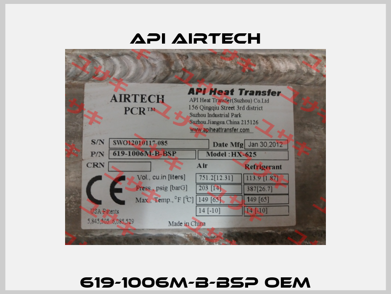 619-1006M-B-BSP OEM API Airtech