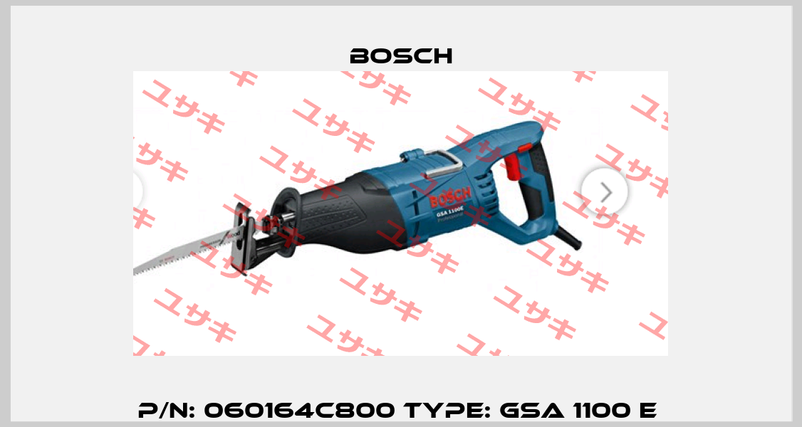 P/N: 060164C800 Type: GSA 1100 E  Bosch