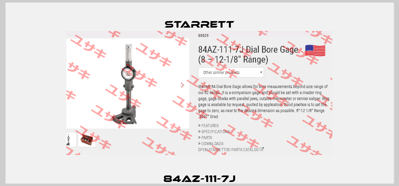 84AZ-111-7J Starrett