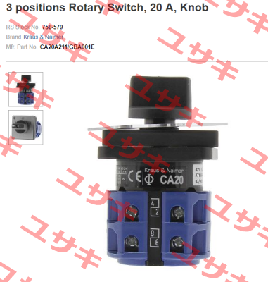 CA20A211-620 E Kraus & Naimer