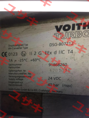 DSG-B07212  Voith
