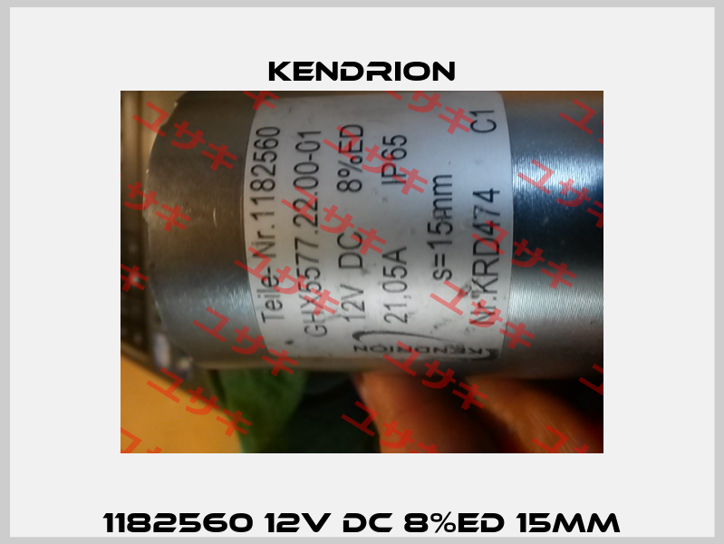 1182560 12V DC 8%ED 15MM Kendrion