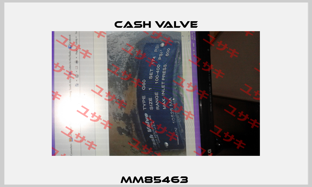MM85463  Cash Valve