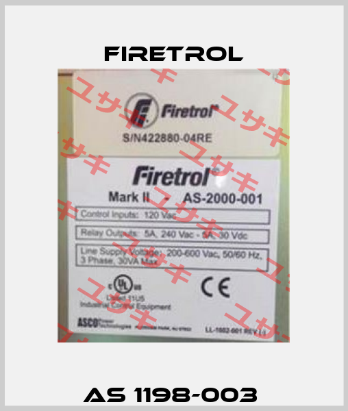 AS 1198-003  Firetrol