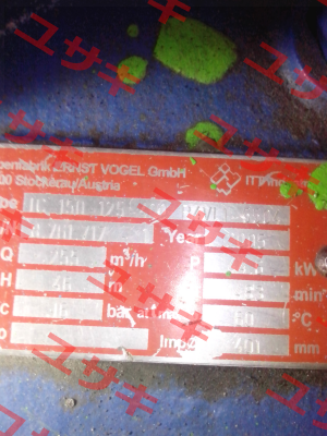 IC 150-125-400 P4VL1-5504  Vogel