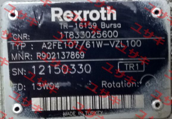 P/N: R902137869 Type: A2FE107/61W-VZL100  Rexroth