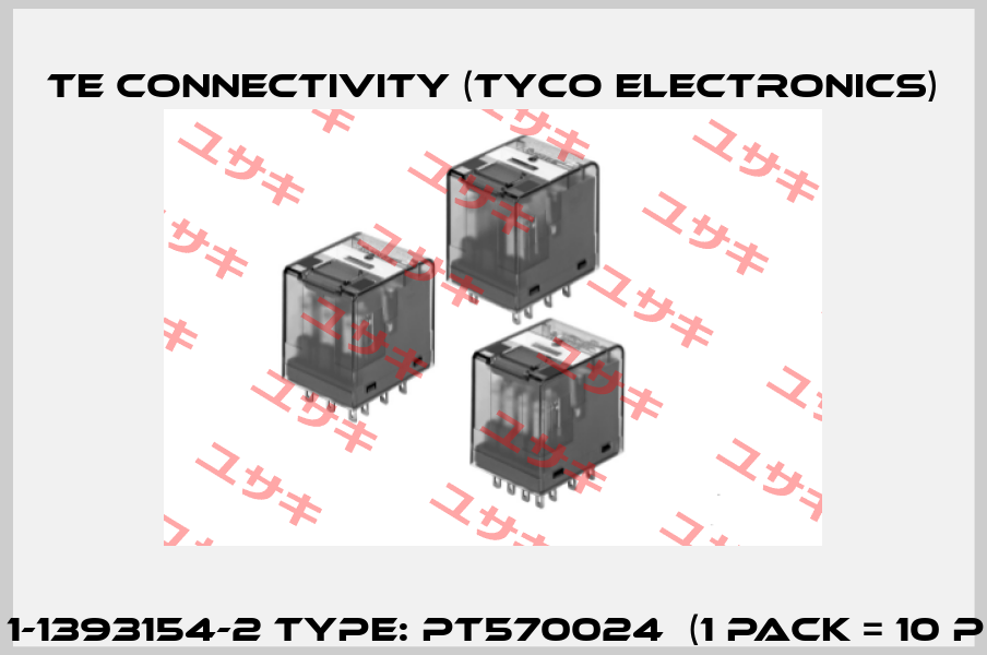 P/N: 1-1393154-2 Type: PT570024  (1 Pack = 10 pcs.)  TE Connectivity (Tyco Electronics)