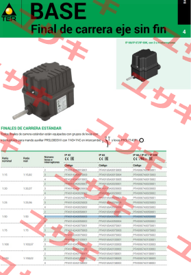 PFA9067A0050003 Ter Tecno Elettrica Ravasi