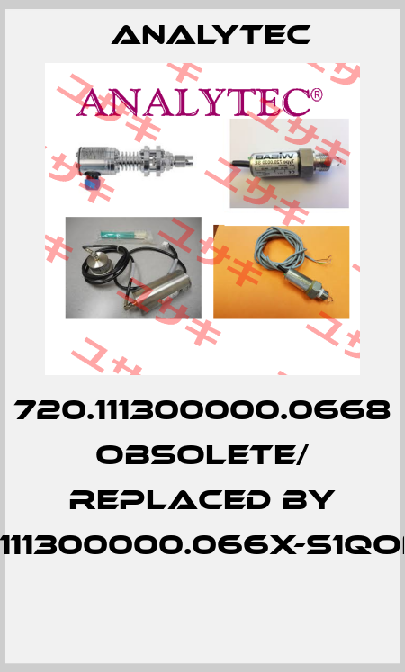 720.111300000.0668 obsolete/ replaced by 720.111300000.066X-S1QON1/2"  Analytec