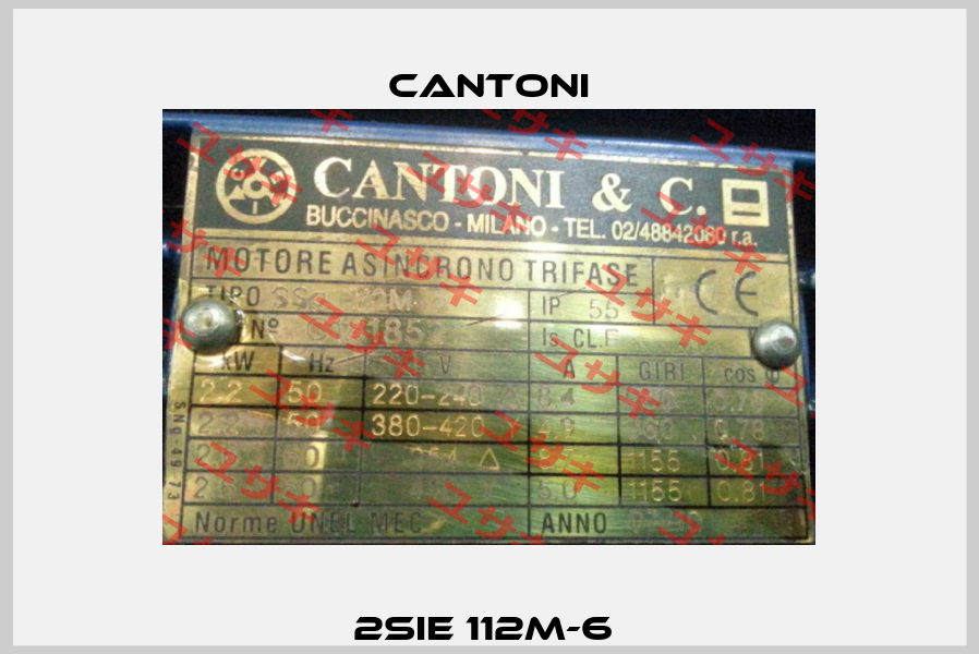2SIE 112M-6  Cantoni