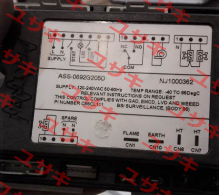 ASS-0692G205D   -obsolete and cannot be purchased or made  Pektron