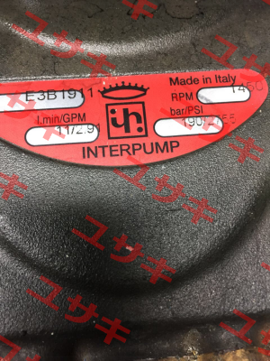 Type E3B1911 Interpump