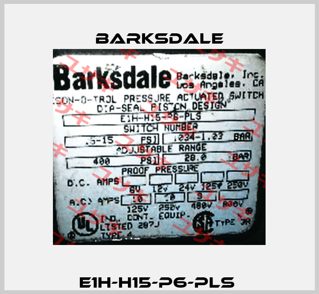 E1H-H15-P6-PLS  Barksdale
