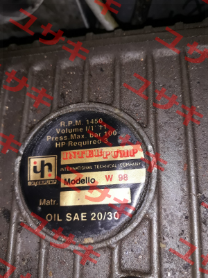 Type W 98 Interpump