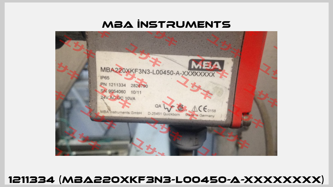 1211334 (MBA220XKF3N3-L00450-A-XXXXXXXX) MBA Instruments