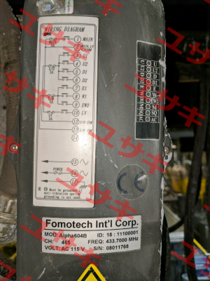ALPHA 604BS Fomotech