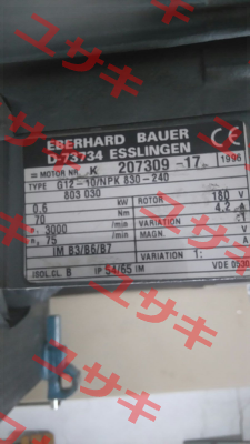 G12-10/NPK 830-240 obsolete, no replacement  Bauer