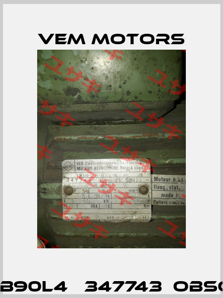 KMER B90L4   347743  Obsolete  Vem Motors