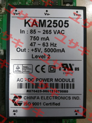 KAM 2505 obsolete (discontinued), without replacment / alternative  Chinfa Electronics