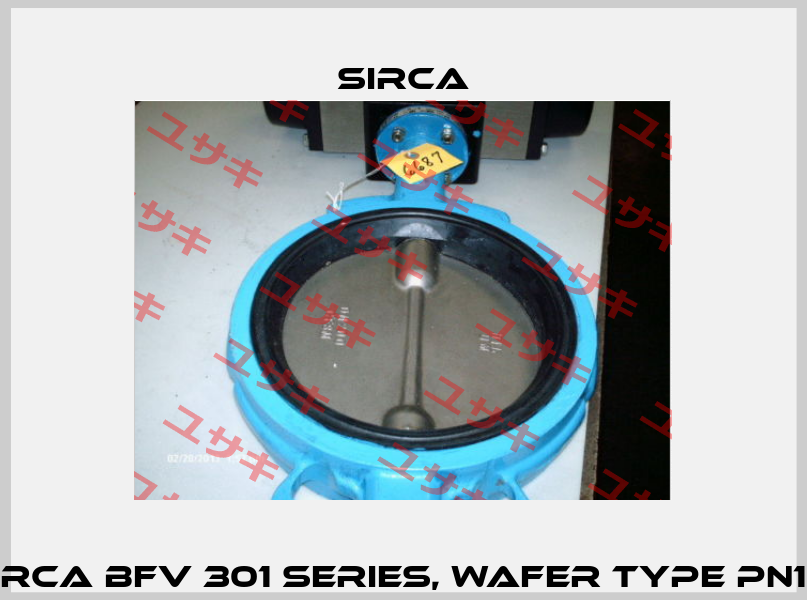 Sirca BFV 301 series, Wafer type PN16  Sirca