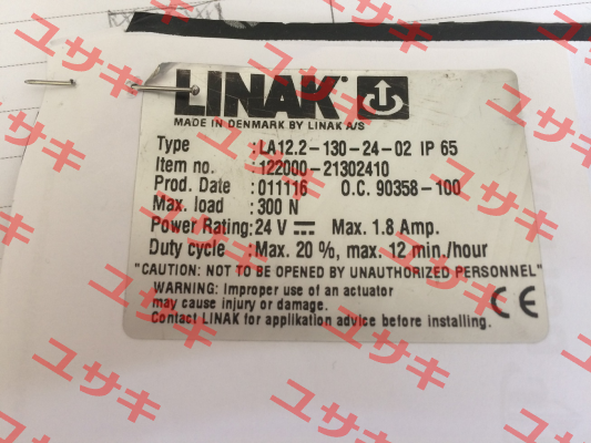 LA12.2-130-24-02 IP65 Linak