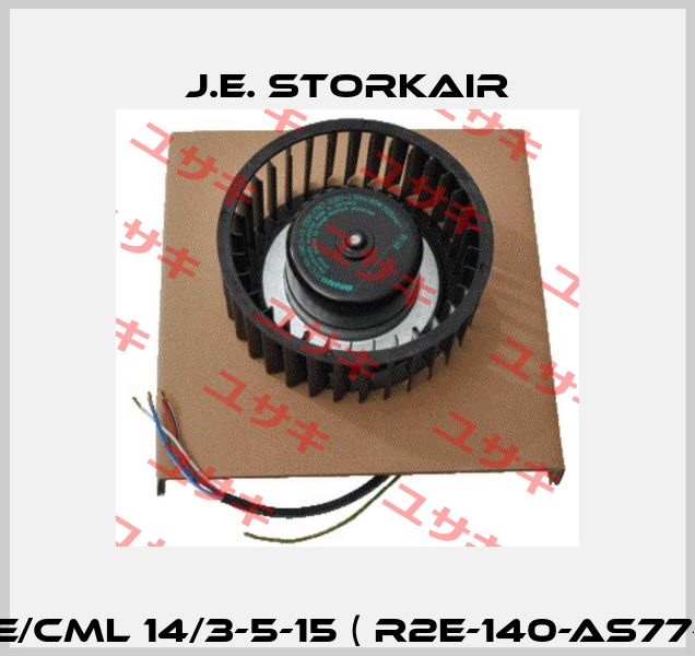 CME/CML 14/3-5-15 ( R2E-140-AS77-37) J.E. Storkair