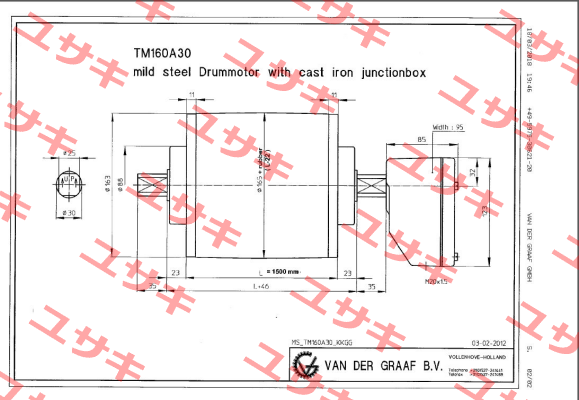 TM160A30-0410-1500  Van der Graaf
