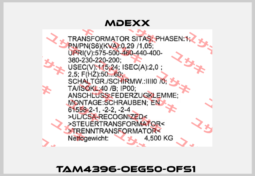 TAM4396-OEG50-OFS1  Mdexx