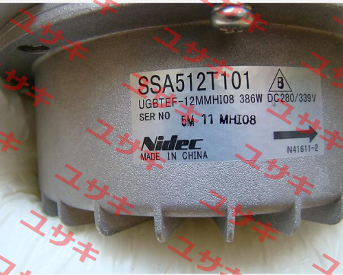 SSA512T101   S/N:5M 11 MHI 08 OEM Nidec