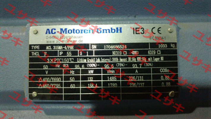 ACL 315 MA 4/PHE  AC Motoren