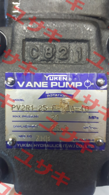 PV2R1-25-FAA-40 old code, new code  PV2R1-25-F-RAA Yuken