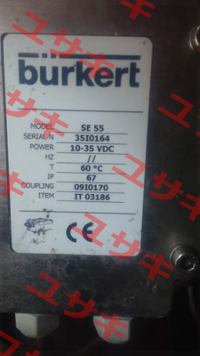 Model: SE 55,  ITEM : IT 03186 (OEM)  Burkert