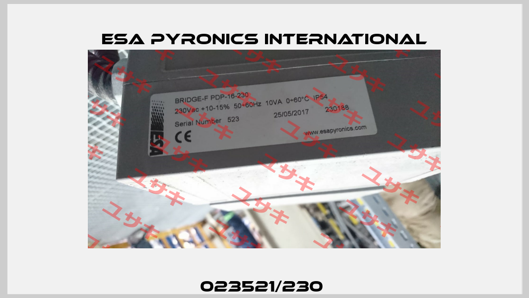 023521/230  ESA Pyronics International