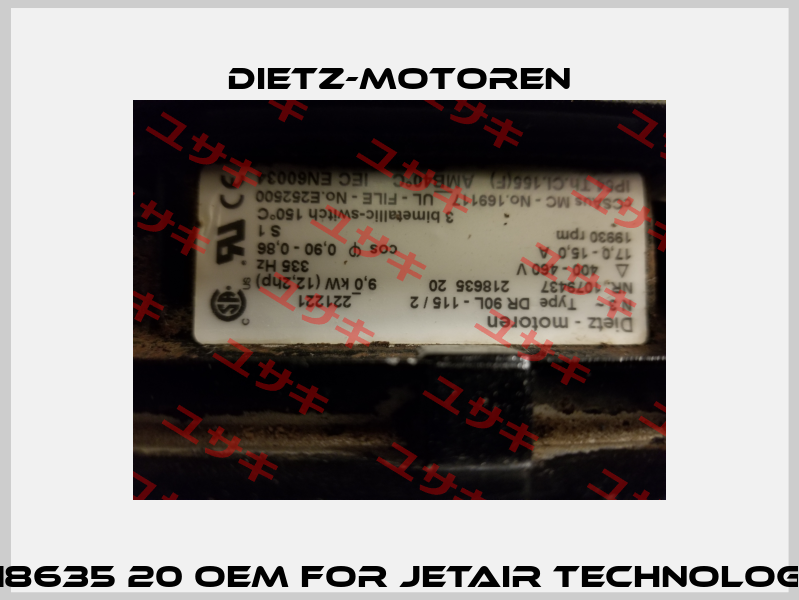 DR90L-115/2  NR 1079437 218635 20 OEM for JetAir Technologies,LLC replaced by J1-3  Dietz-Motoren