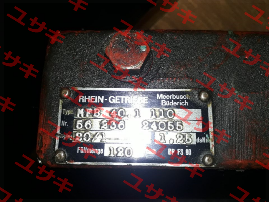40.1MB-VR20*14  Rhein-Getriebe