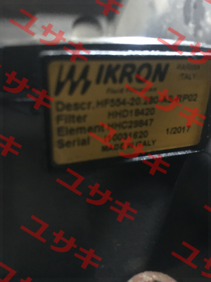 HHC29847 - HEK02-20.280-AS-RP025-VM-B17-B Ikron