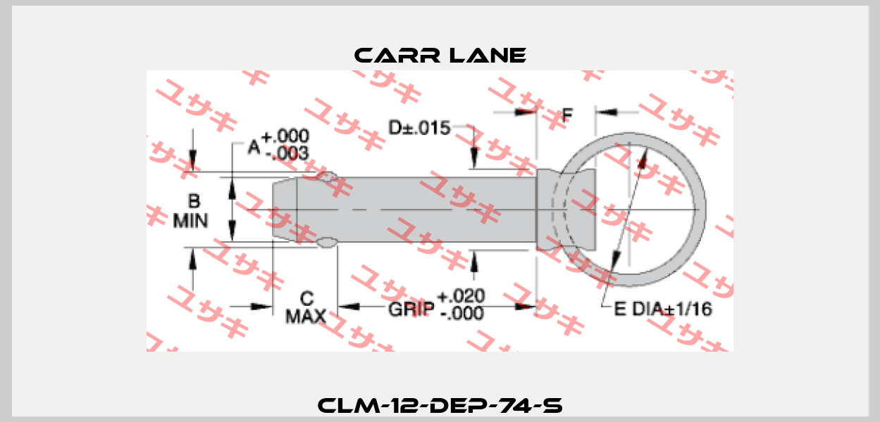 CLM-12-DEP-74-S Carr Lane