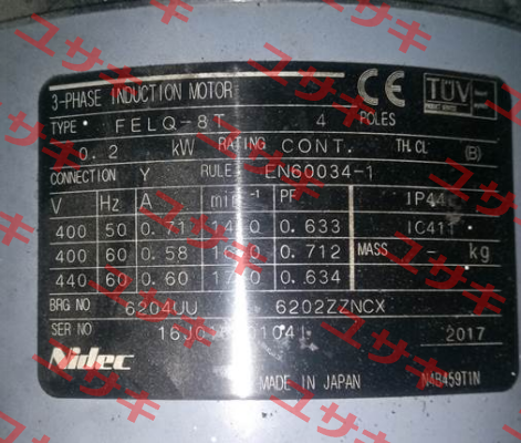 FELQ-8T Nidec