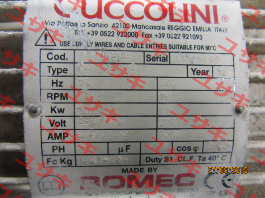 bearings for CM143 P4 Cuccolini