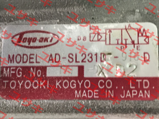 AD-SL231D-916 D JTEKT FLUID POWER SYSTEMS CORPORATION (ex. Toyooki)