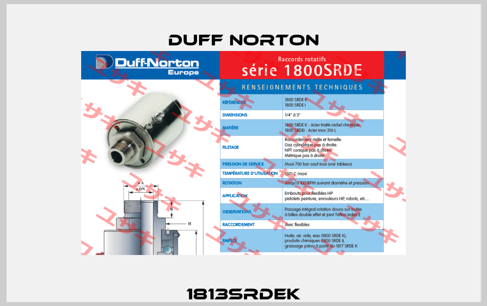 1813SRDEK Duff Norton