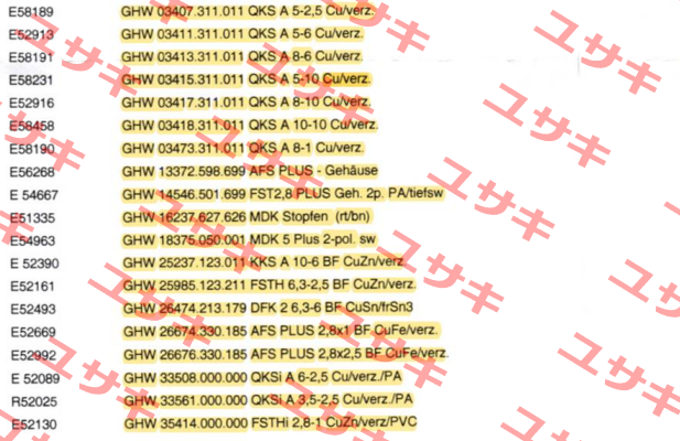 GHW 03407.311.011 (1 pack - 2.500,00 pcs.) Lear (Grote Hartmann)