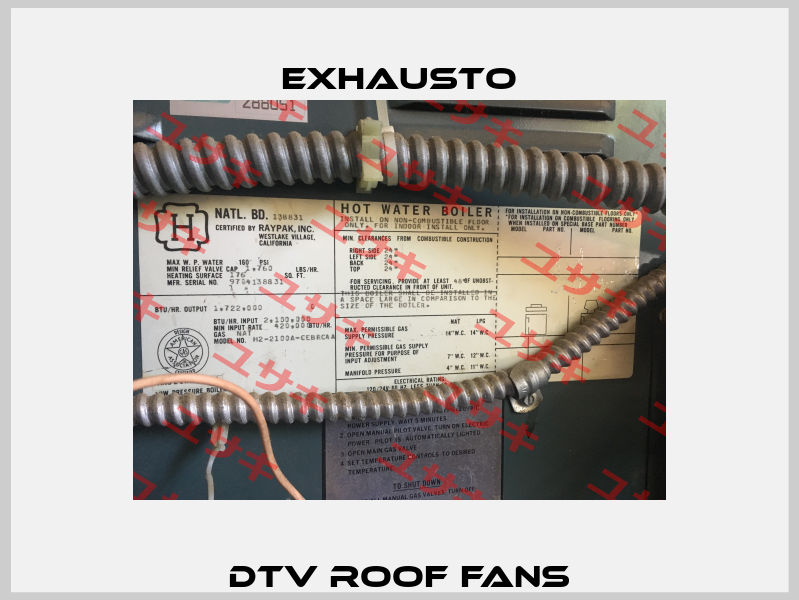 DTV Roof Fans EXHAUSTO
