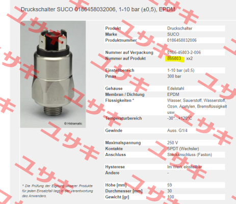 0.186.458.03.2.006 Suco
