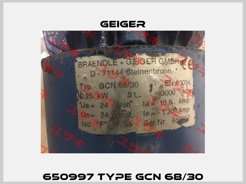 650997 Type GCN 68/30 Geiger