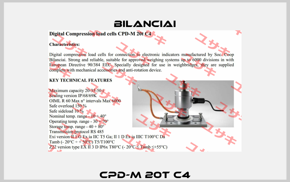 CPD-M 20t C4 Bilanciai