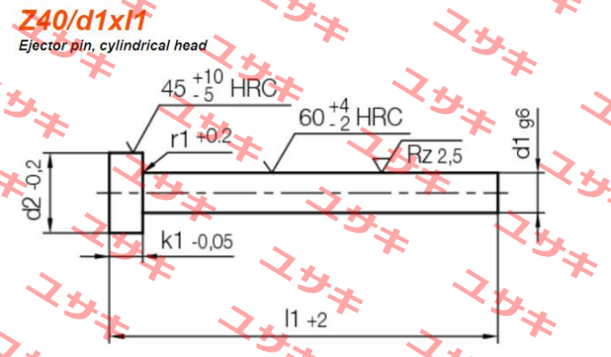 Z40/1,5x100 Hasco